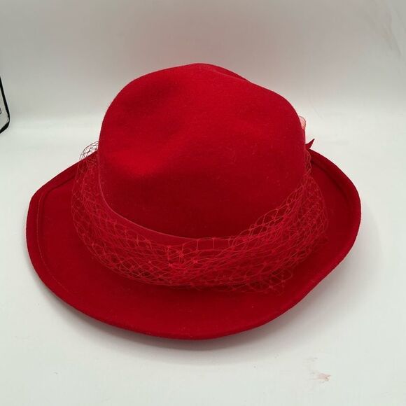 Deborah New York Classic Vintage Red Hat main image 5